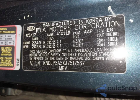 2018 Kia Soul + из США, поврежденный, VIN KNDJP3A5XJ7517567